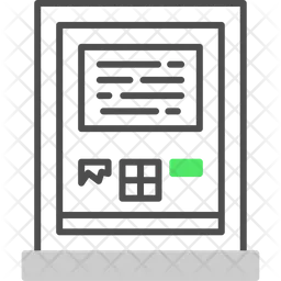ATM 기계  아이콘