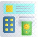 Atm Machine Automated Cash Icon