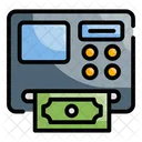 Atm Machine Withdraw Money Icon