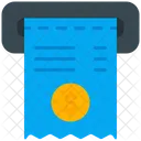 Atm Receipt  Icon