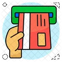 Atm Withdrawal Card Withdrawal Card Transaction Icon