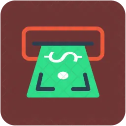 ATM Withdrawal  Icon