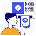 Atm Withdrawal Cash Withdrawal Money Transaction Icon