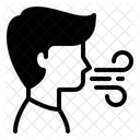Symbol Blasen Ausatmen Icon