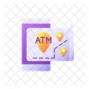 Atm Map Gps Icon