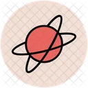 Atom Planet Physics Icon