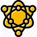Atom Particles Nucleus Icon