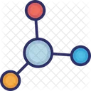 Atom Circles Carbon Cell Icon