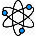 物理学、原子、科学 アイコン