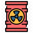 Nukleare Radioaktive Fass Symbol