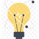 Atom Bulb Development Icon