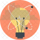 Atom Bulb Development Icon