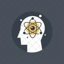 Atom Science Thinking Icon
