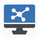 Atom Molecule Screen Icon