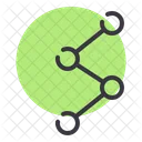 Atom Bond Chain Icon