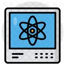 Atom Nucleus Physics Icon