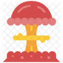 Atom Explosion Bombe Symbol