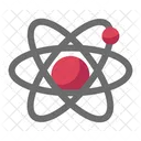 Cute School Sticker Atom Science Icon