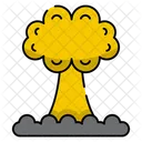Atom Blast Nuclear Explosion Atomic Detonation Icon