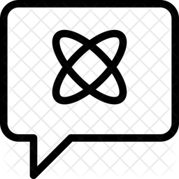 원자 채팅  아이콘