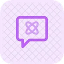 Atom Chat Icon