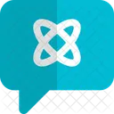 Atom Chat Icon