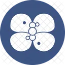 Atom Chemistry Butterfly Garden Insects Icon