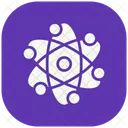 Atom Circle Technology Icon