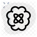 Atom-Gehirn  Symbol