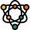 Atom Particles Nucleus Icon