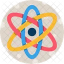 Atom Physics Chemistry Icon