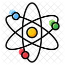 Orbit Science Symbol Atomic Model Icon
