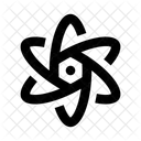 Atom Molecule Science Icon