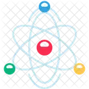 Atom Molecule Physics Icon