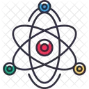 Atom Molecule Physics Icon