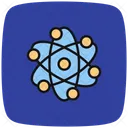 Atom Microscope Atom Search Atom Icon