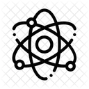 Atom Nucleus And Electron  Icon