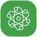 Atom Pflanze Wissenschaft Symbol