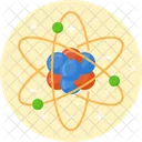 Atom Science Wave Icon