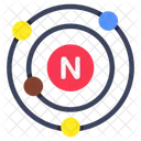 Atom Shell Revolving Electron Chemistry Icon