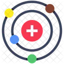 Atom Shell Revolving Electron Chemistry Icon