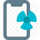 Nukleares Smartphone  Symbol