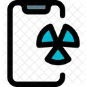 Nukleares Smartphone  Symbol