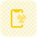 Nukleares Smartphone  Symbol