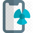 Nukleares Smartphone  Symbol