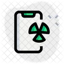 Nukleares Smartphone  Symbol