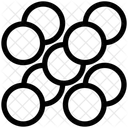 Atom Und Symbole Chemie Wurfel Symbol