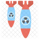 Atombombe Atomwaffe Atomrakete Symbol