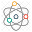 Atome Electron Nucleaire Icône