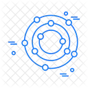 Atomes Chimie Chimie Icône